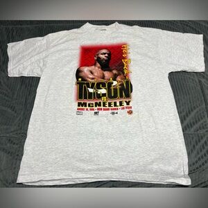 RARE VINTAGE 90s Mike Tyson vs McNeeley MGM Promo Tee Size XXL - NWOT